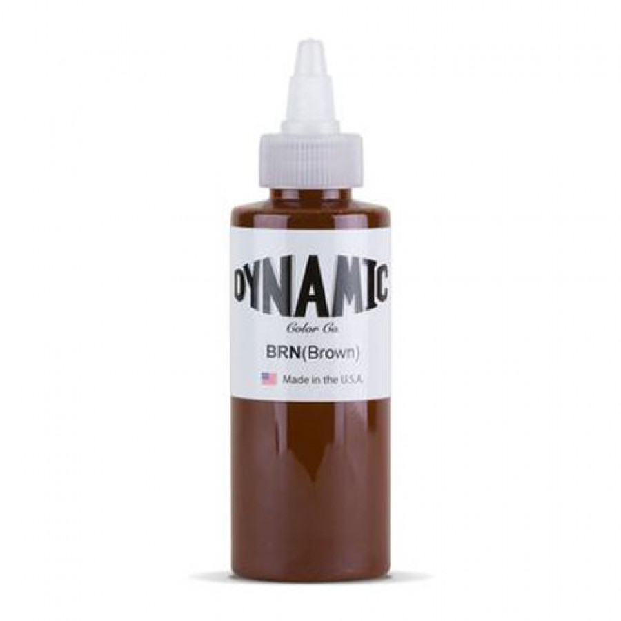 Тату краска Dynamic Colors Brown - 120 мл