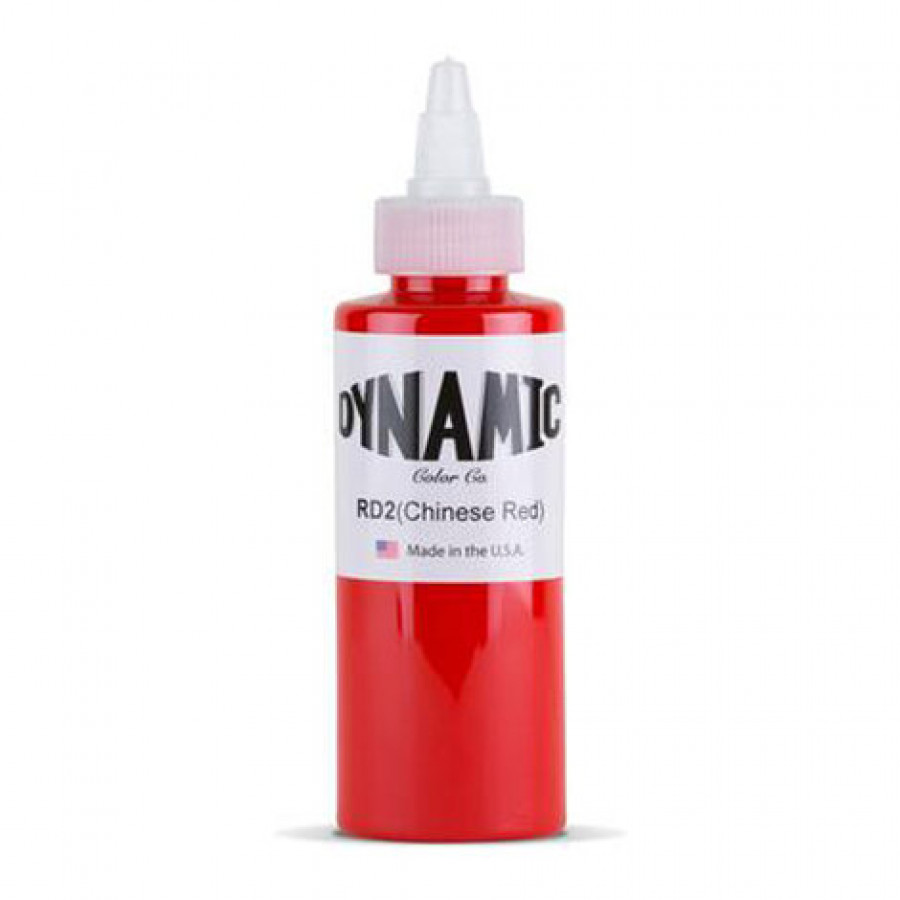 Тату краска Dynamic Colors Chinese Red - 120 мл
