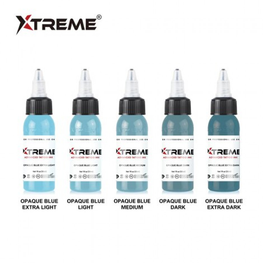 Тату краска Xtreme Ink Opaque Blue Set