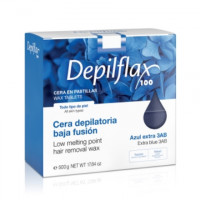 Depilflax, Горячий воск в брикетах, азуленовый, 500 г