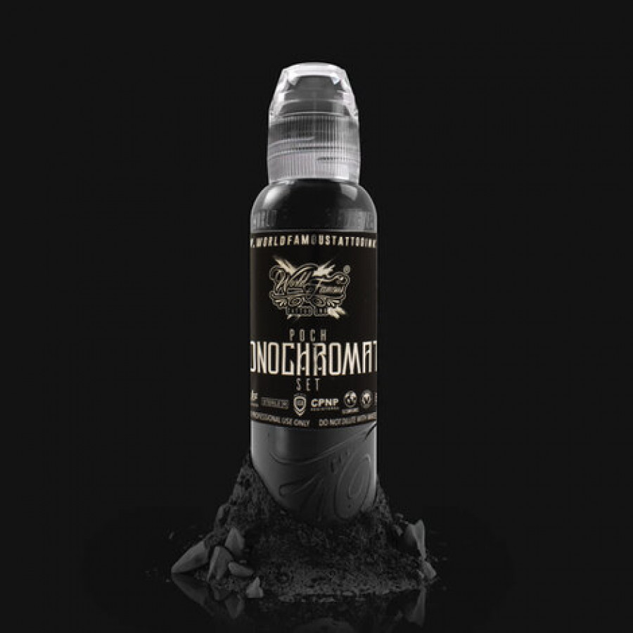 Краска World Famous Tattoo Ink Poch's Monochromatic - 4B